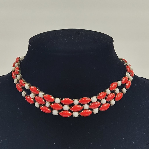 Vintage Jewelry - Vintage Costume Jewelry Choker Necklace